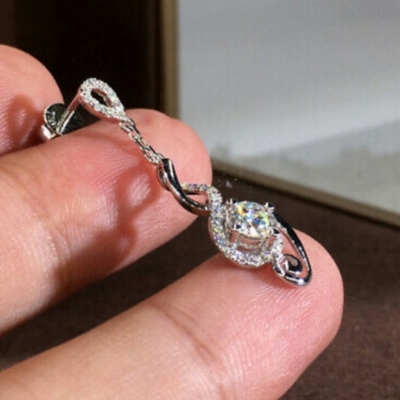 🎵NEW 925 Sterling Silver 🎶 Earrings - Picture 5 of 5